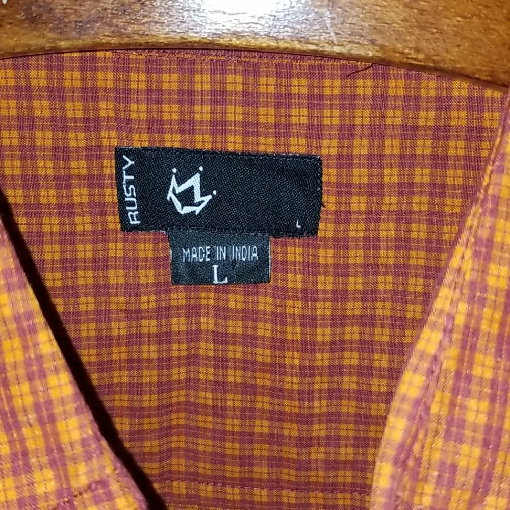 Rusty Brand Plaid Button Down - image 4